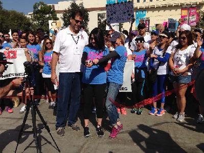 LA Publicist, Nanci Ryder attends 2014 LA Walk