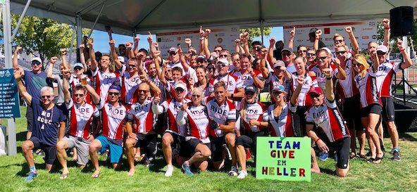 Team Give’Em Heller at the 2019 Napa Valley Ride to Defeat ALS